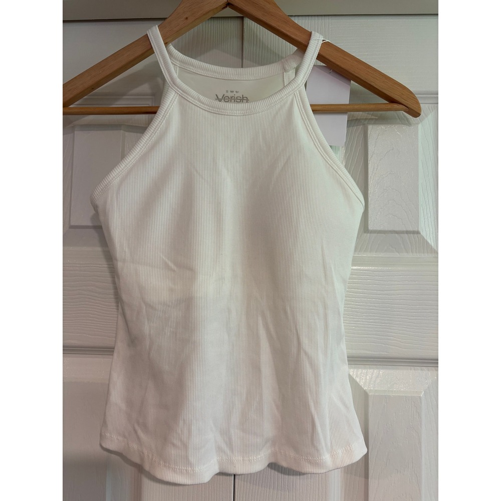 Verish Halter w/ Built in Bra Ivory Women's S NWT